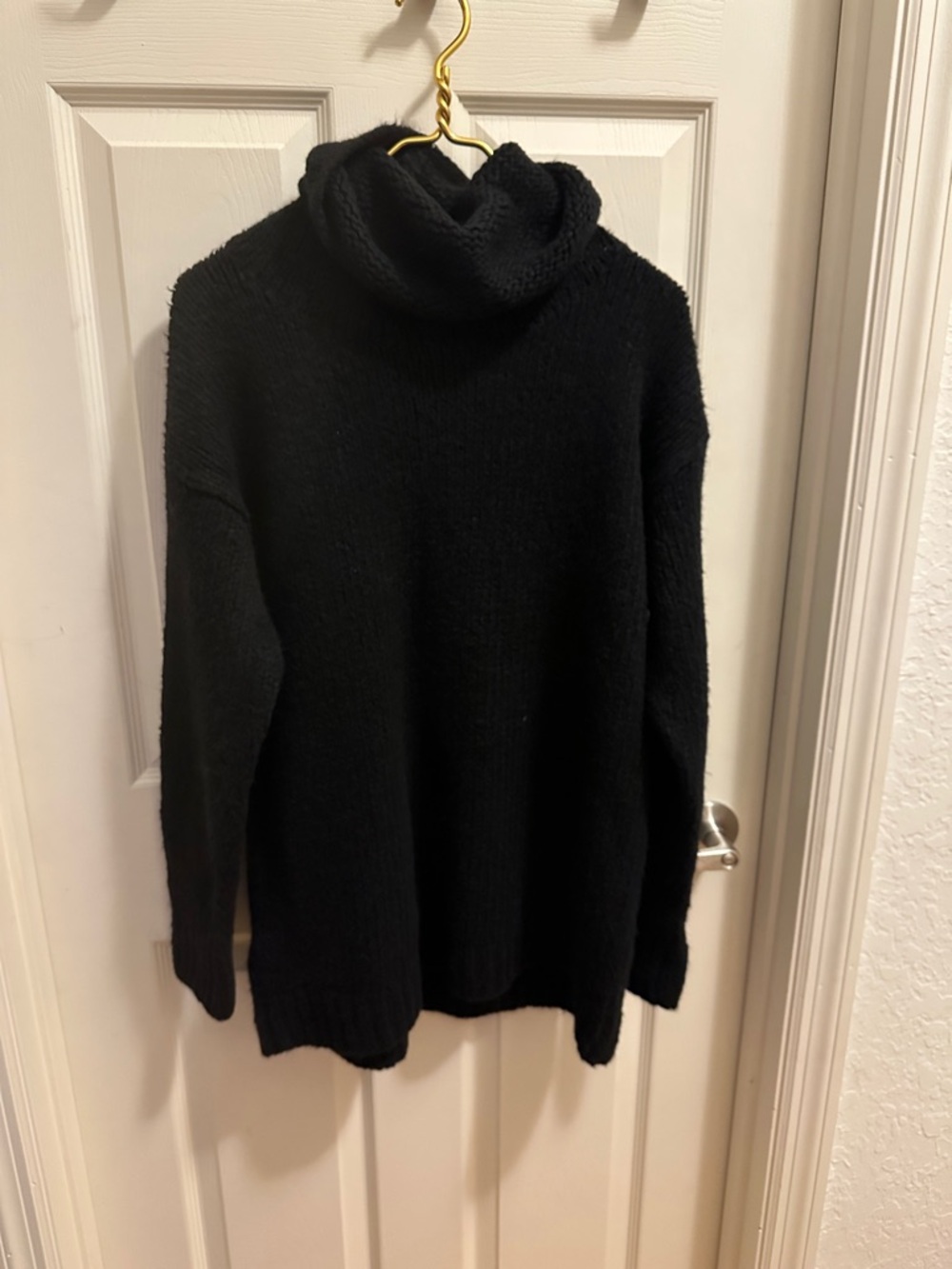 Ralph Lauren Black Cozy Turtleneck Sweater
